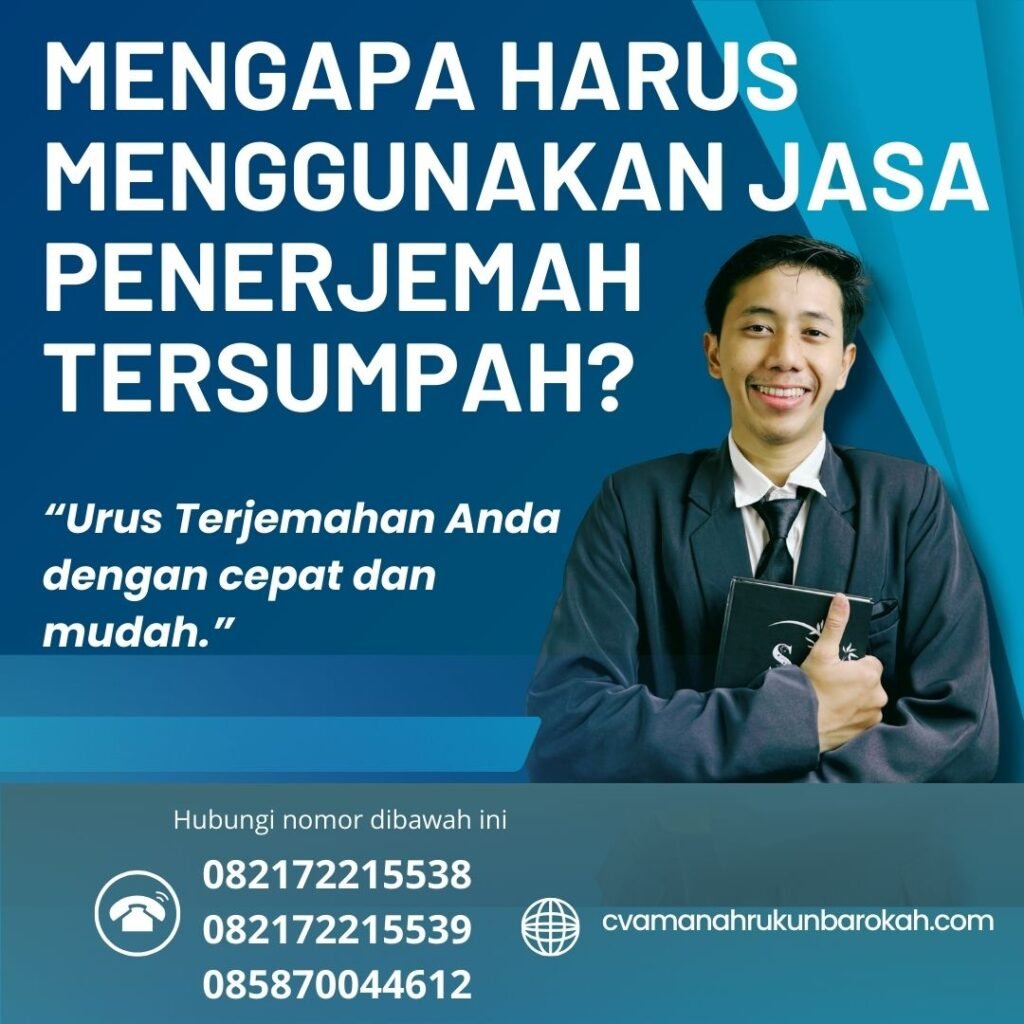 Mengapa harus menggunakan Jasa Penerjemah Tersumpah Mengapa Harus Menggunakan Jasa Penerjemah Tersumpah