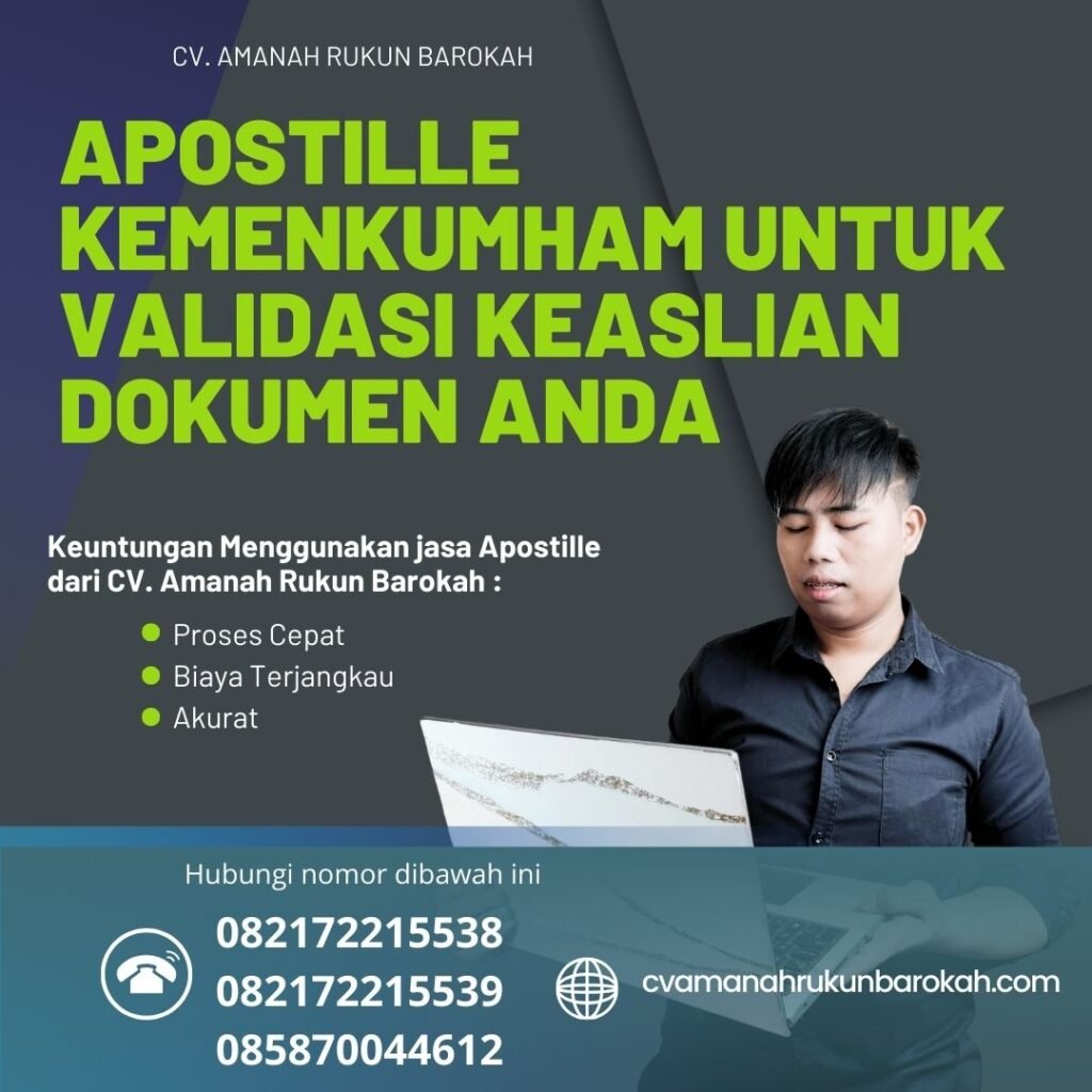 Apostille Kemenkumham Untuk Validasi Keaslian Dokumen Anda