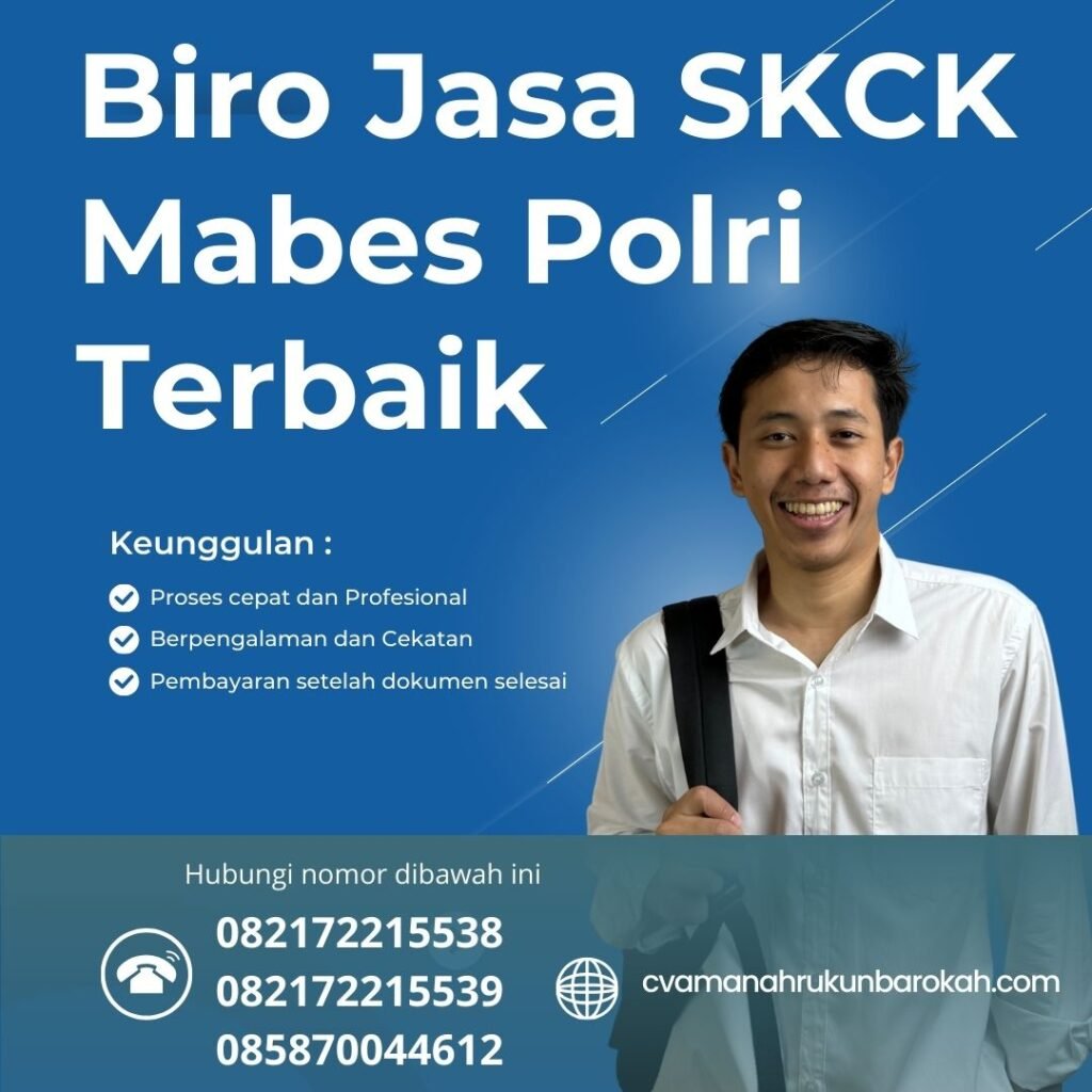Biro Jasa Skck Mabes Polri Terbaik