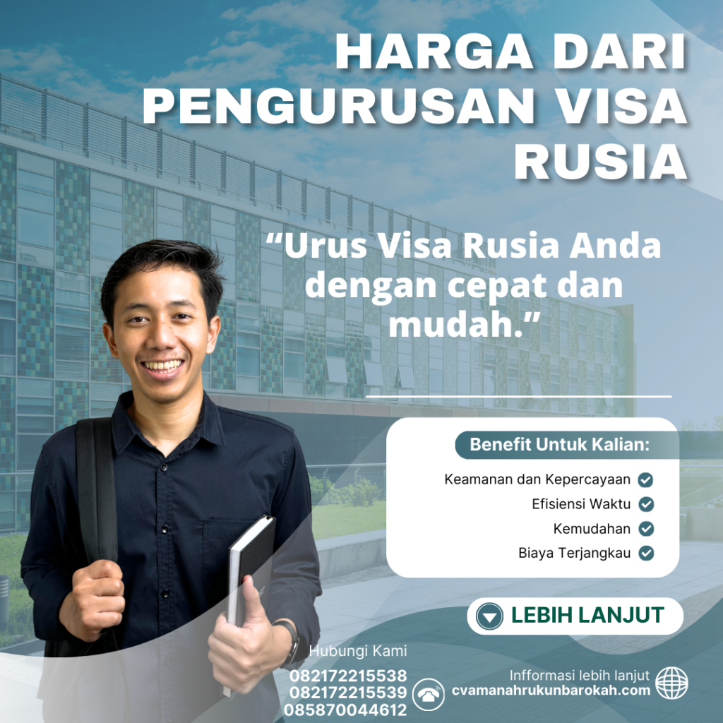 Harga Dari Pengurusan Visa Rusia Harga Dari Pengurusan Visa Rusia