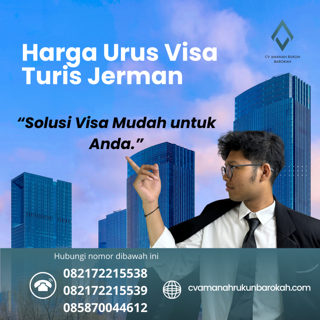 Harga Urus Visa Turis Jerman