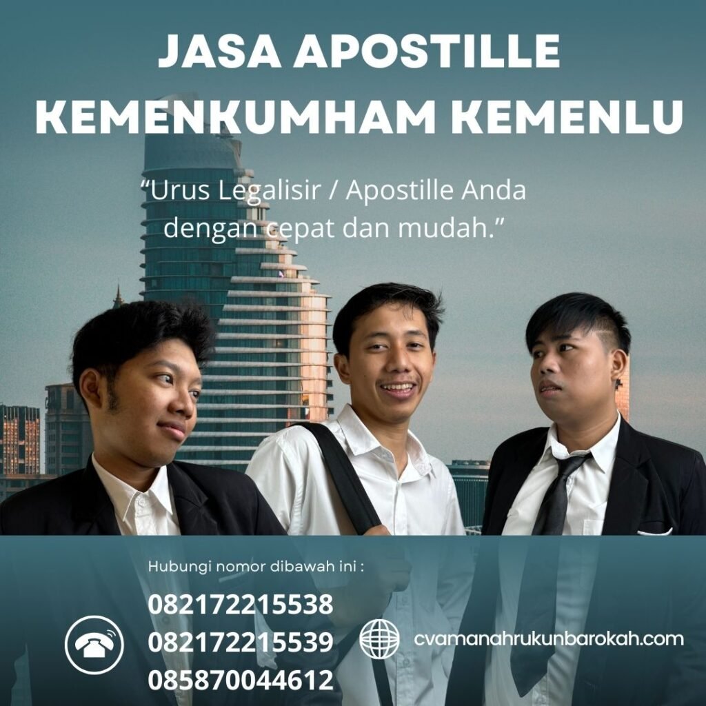 Jasa Apostille Kemenkumham Kemenlu