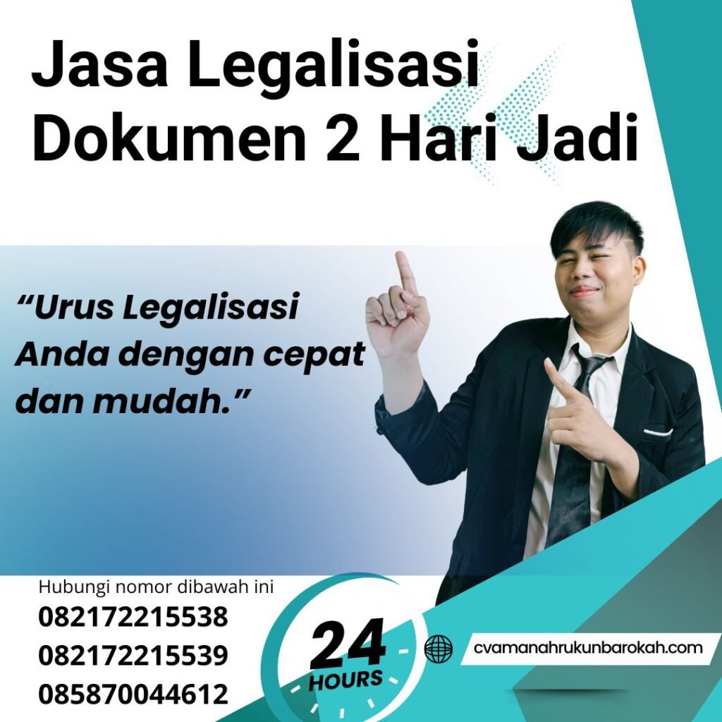 Jasa Legalisasi Dokumen 2 Hari Jadi Jasa Legalisasi Dokumen 2 Hari Jadi