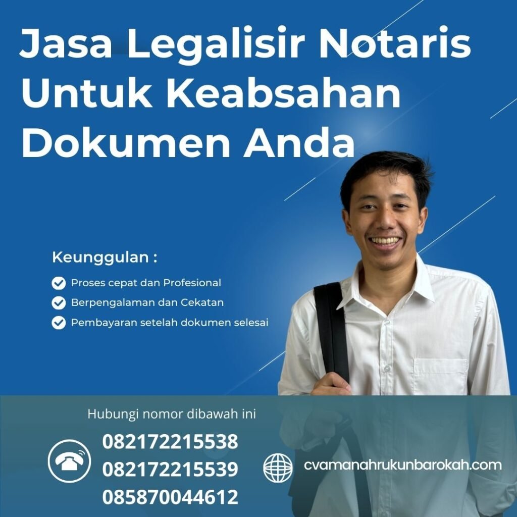Jasa Legalisir Notaris Untuk Keabsahan Dokumen Anda