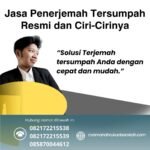 Jasa Penerjemah Tersumpah Resmi Dan Ciri Cirinya