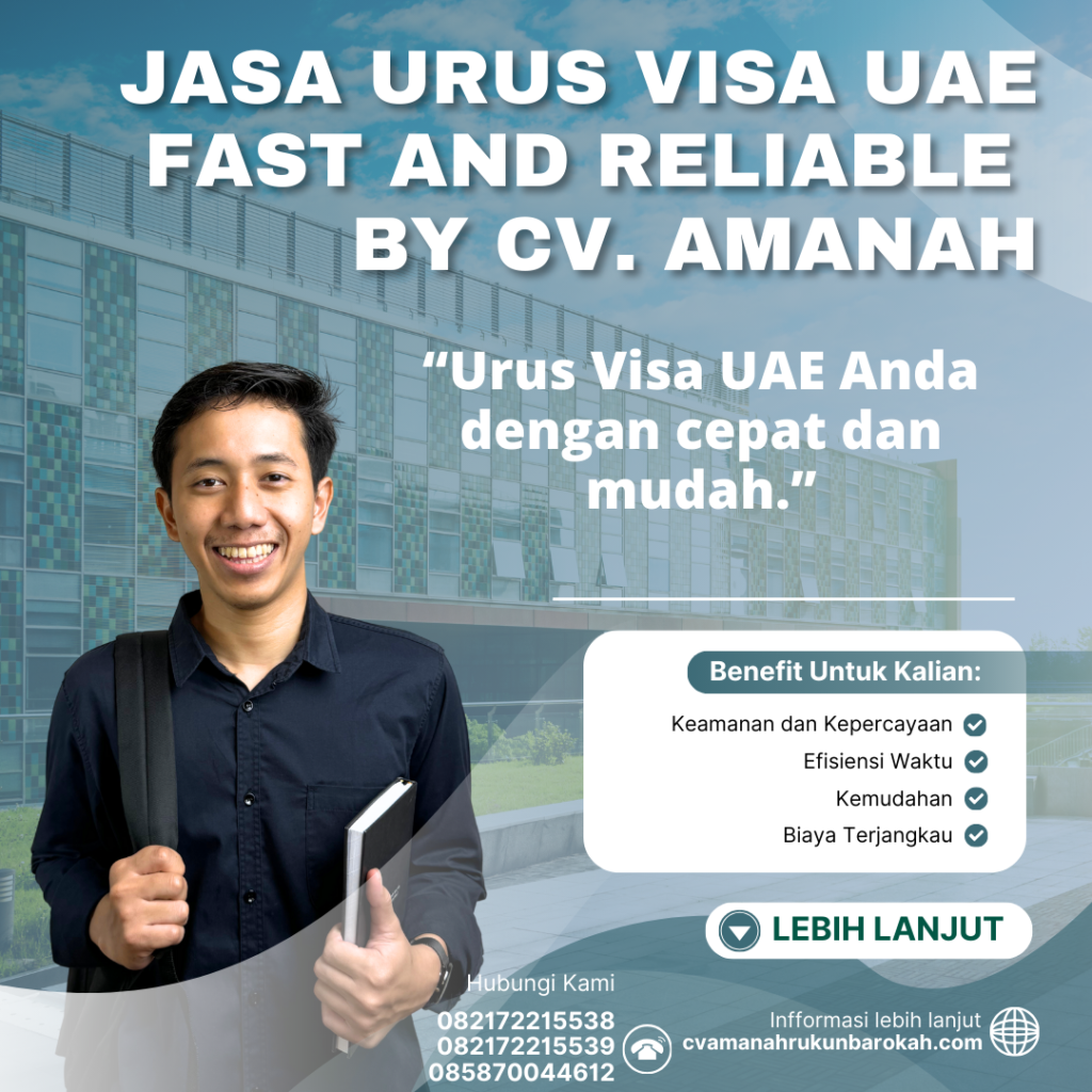 Jasa Urus Visa Uae Fast And Reliable By Cv. Amanah
