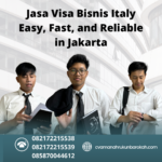 Jasa Visa Bisnis Italy Easy, Fast, And Reliable In Jakarta