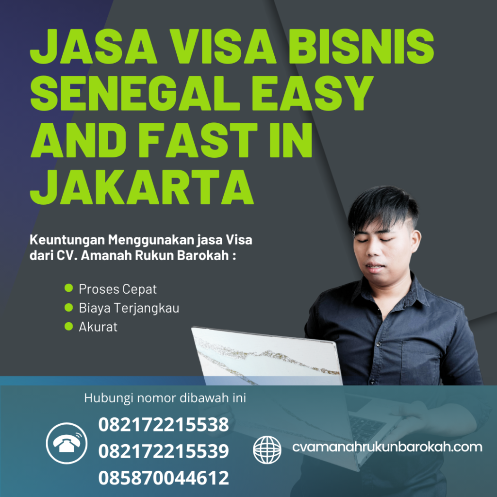 Jasa Visa Bisnis Senegal Easy And Fast In Jakarta