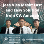 Jasa Visa Mesir Fast And Easy Solution From Cv. Amanah