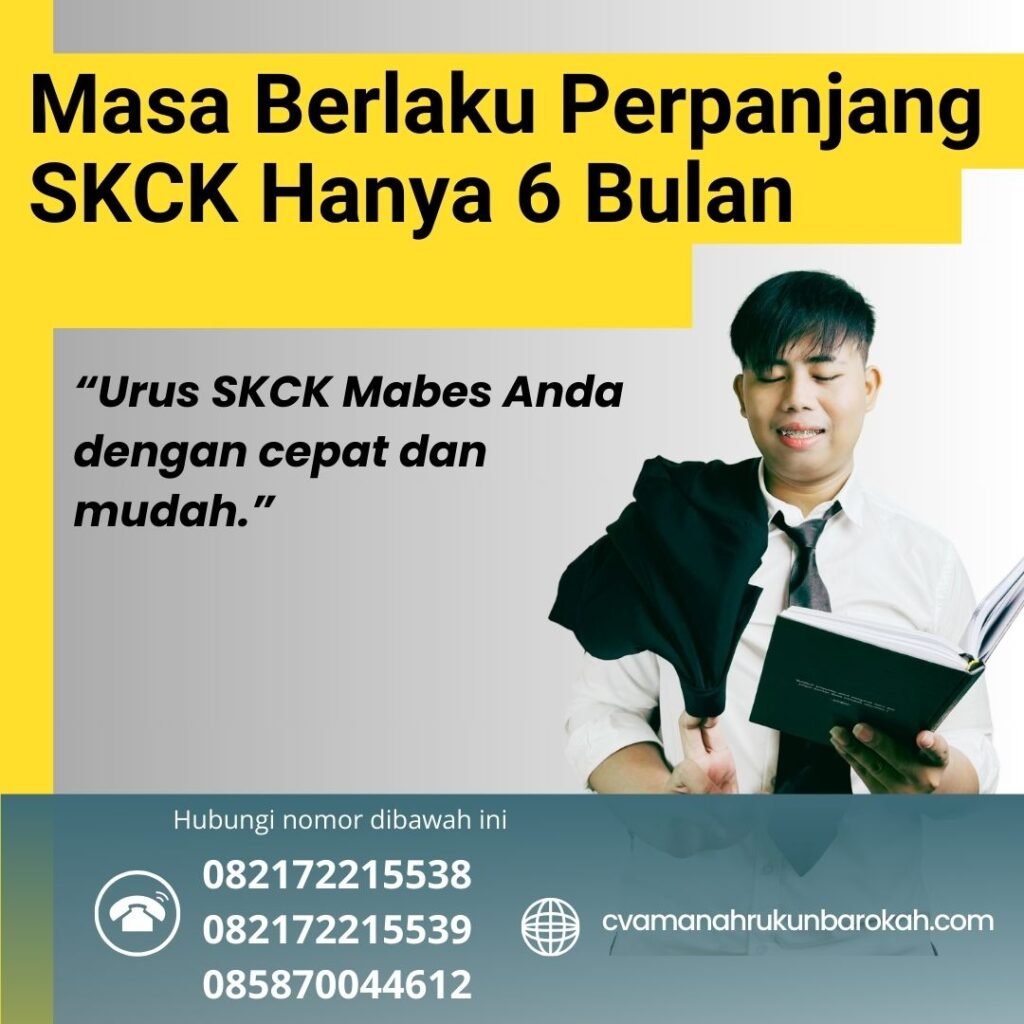Masa Berlaku Perpanjang SKCK Hanya 6 Bulan Masa Berlaku Perpanjang Skck Hanya 6 Bulan