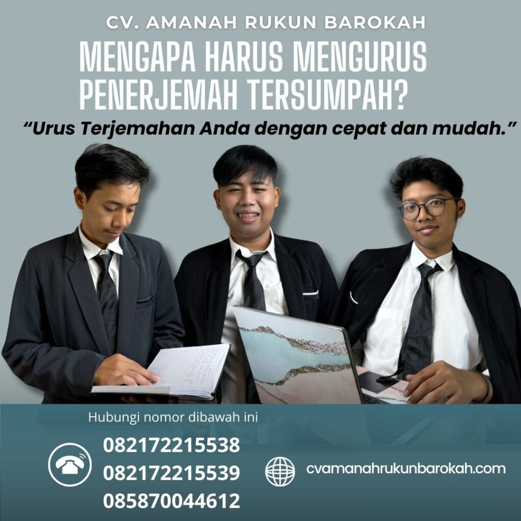 Mengapa Harus Mengurus Penerjemah Tersumpah