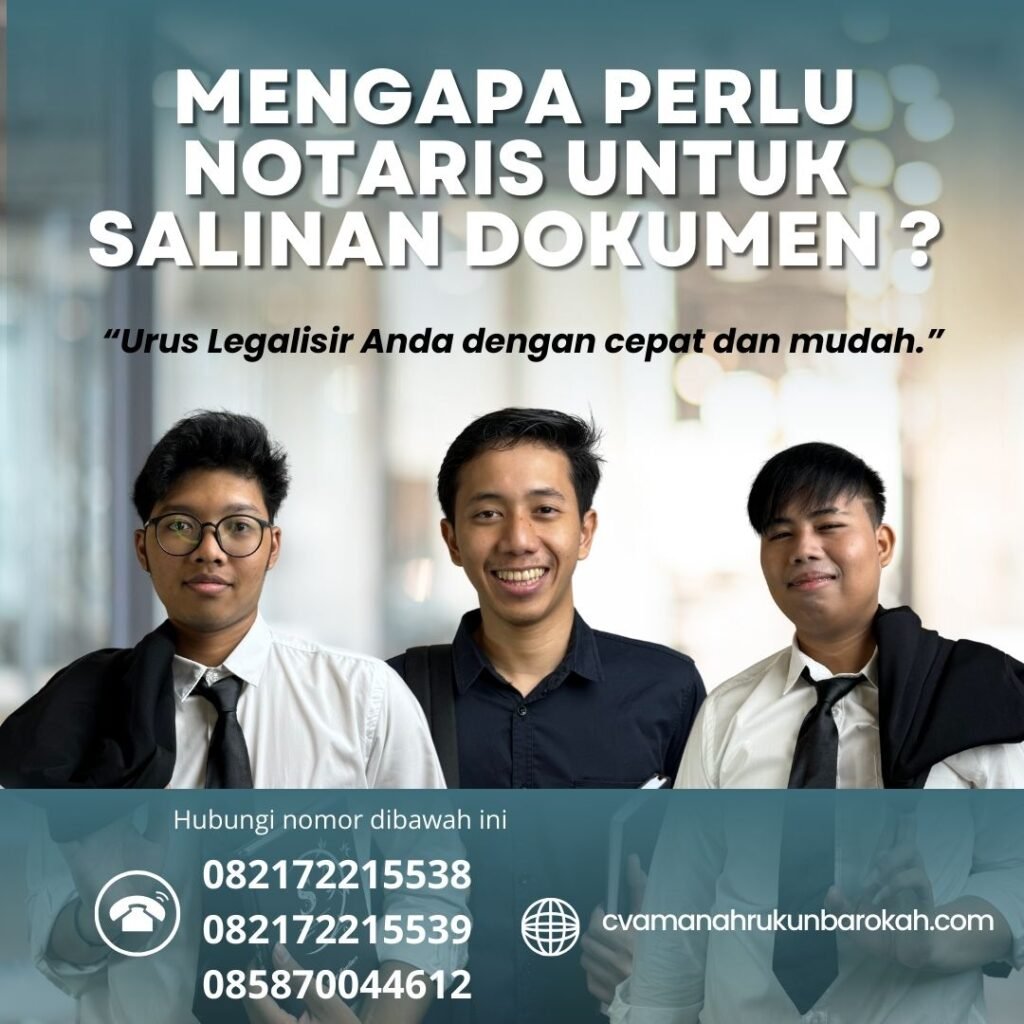 Mengapa Perlu Notaris untuk Salinan Dokumen Mengapa Perlu Notaris Untuk Salinan Dokumen