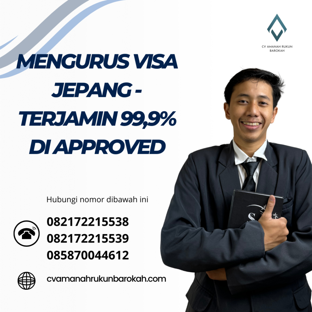 Mengurus Visa Jepang Terjamin 99,9% Di Approved