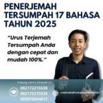 Penerjemah Tersumpah 17 Bahasa Tahun 2025