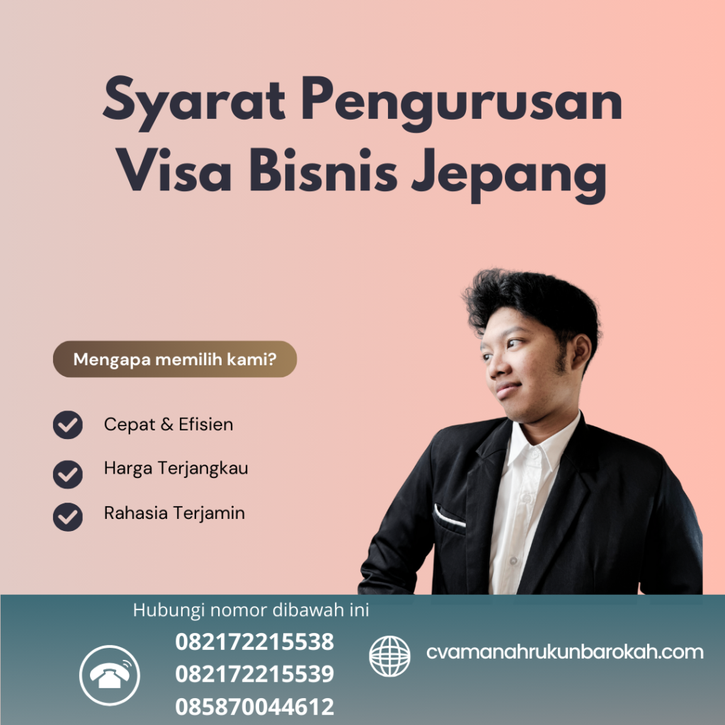 Syarat Pengurusan Visa Bisnis Jepang Syarat Pengurusan Visa Bisnis Jepang