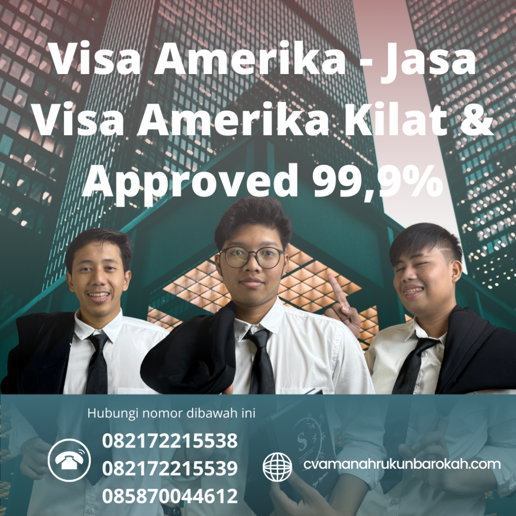 Visa Amerika Jasa Visa Amerika Kilat & Approved 99,9%