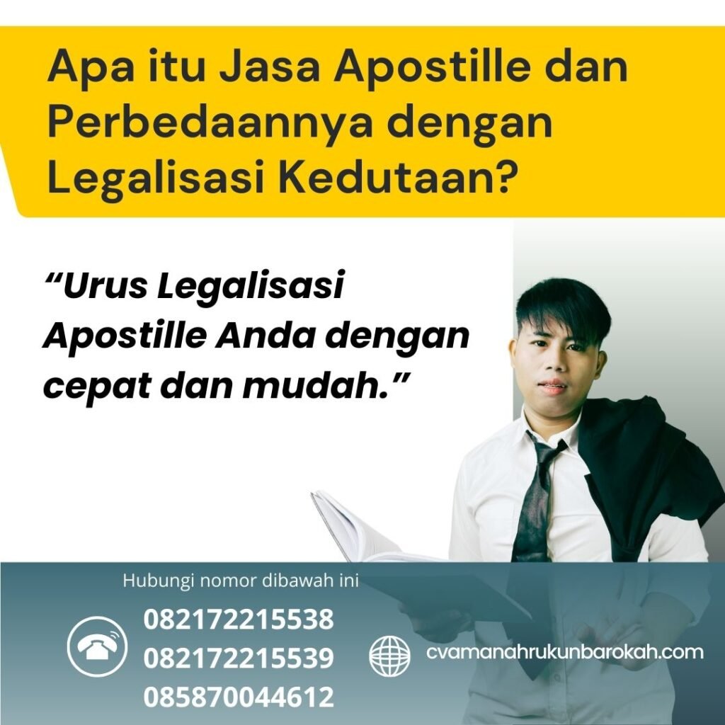Apa itu Jasa Apostille dan Perbedaannya dengan Legalisasi Kedutaan Apa Itu Jasa Apostille Dan Perbedaannya Dengan Legalisasi Kedutaan