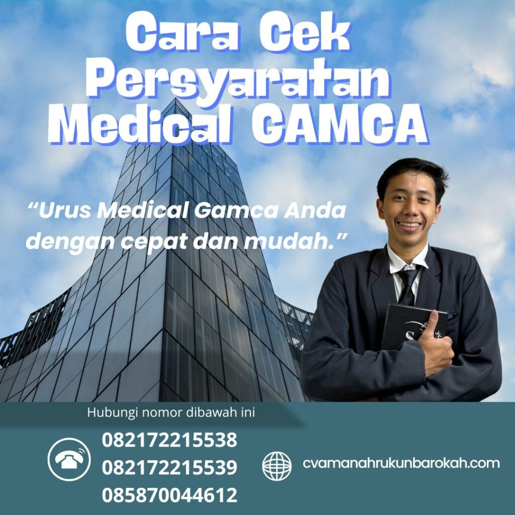 Cara Cek Persyaratan Medical Gamca