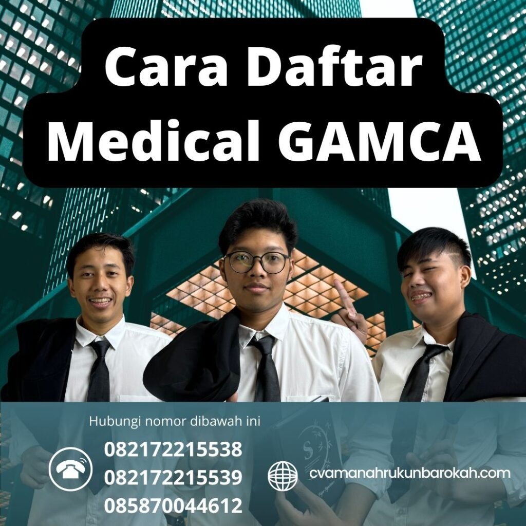 Cara Daftar Medical GAMCA Cara Daftar Medical Gamca