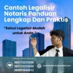 Contoh Legalisir Notaris Panduan Lengkap Dan Praktis