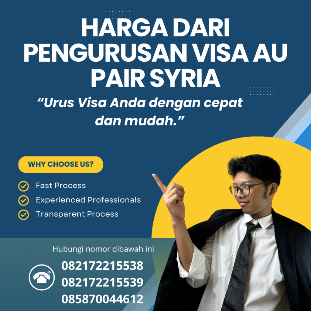 Harga Dari Pengurusan Visa Au Pair Syria Harga Dari Pengurusan Visa Au Pair Syria