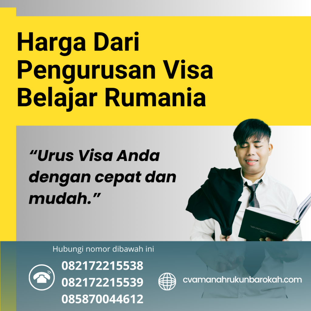 Harga Dari Pengurusan Visa Belajar Rumania Harga Dari Pengurusan Visa Belajar Rumania