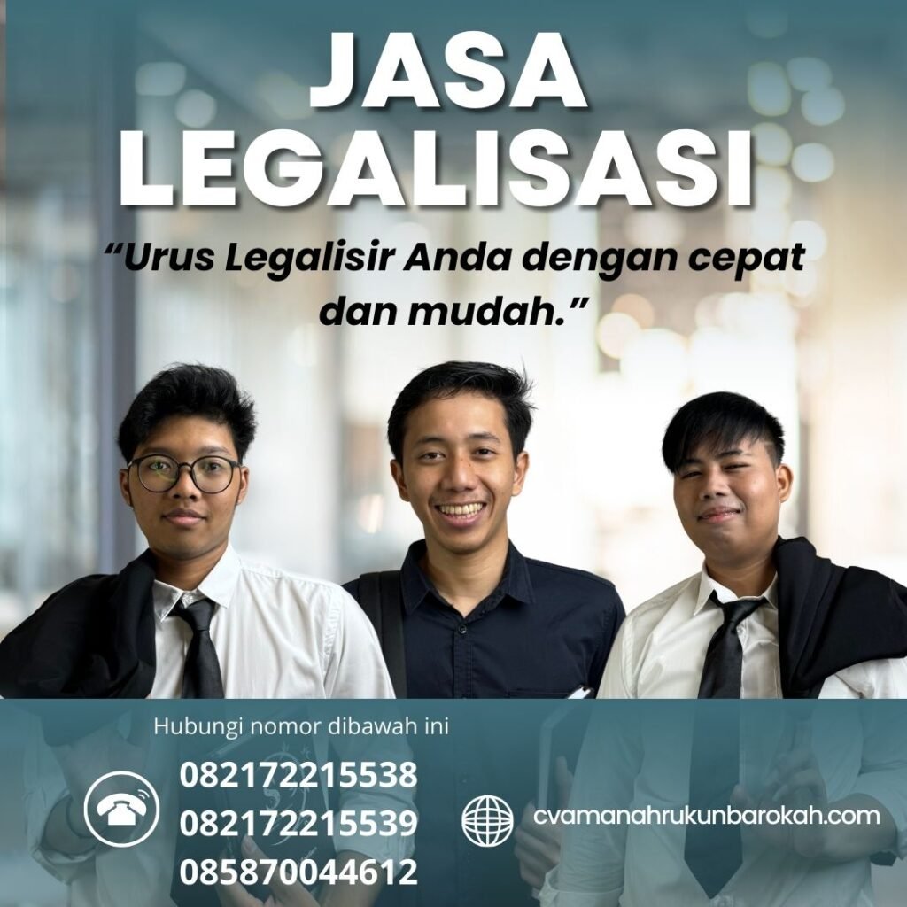 Jasa Legalisasi Jasa Legalisasi