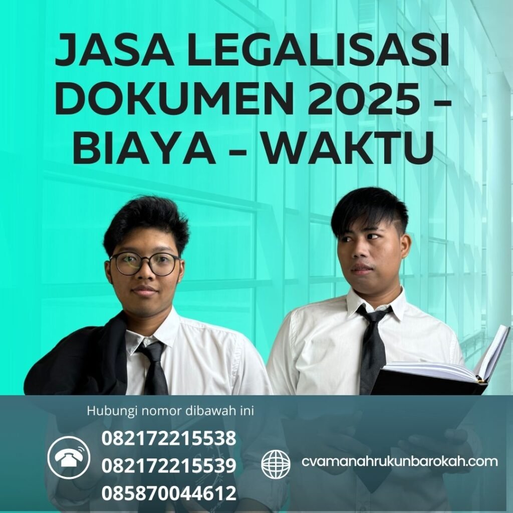Jasa Legalisasi Dokumen 2025 - Biaya - Waktu Jasa Legalisasi Dokumen 2025 Biaya Waktu