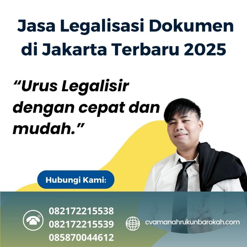 Jasa Legalisasi Dokumen Di Jakarta Terbaru 2025