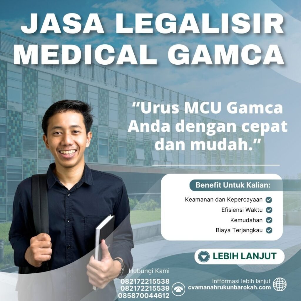 Jasa Legalisir Medical Gamca Jasa Legalisir Medical Gamca