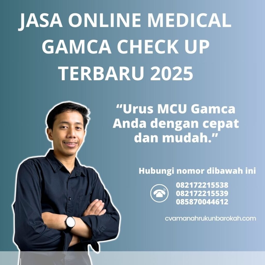 Jasa Online Medical Gamca Check Up Terbaru 2025