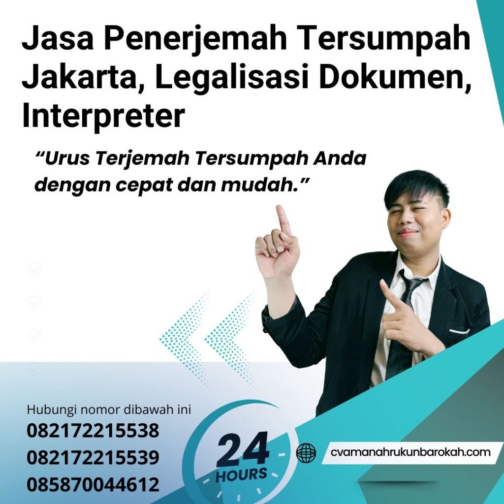 Jasa Penerjemah Tersumpah Jakarta, Legalisasi Dokumen, Interpreter