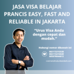 Jasa Visa Belajar Prancis Easy, Fast And Reliable In Jakarta
