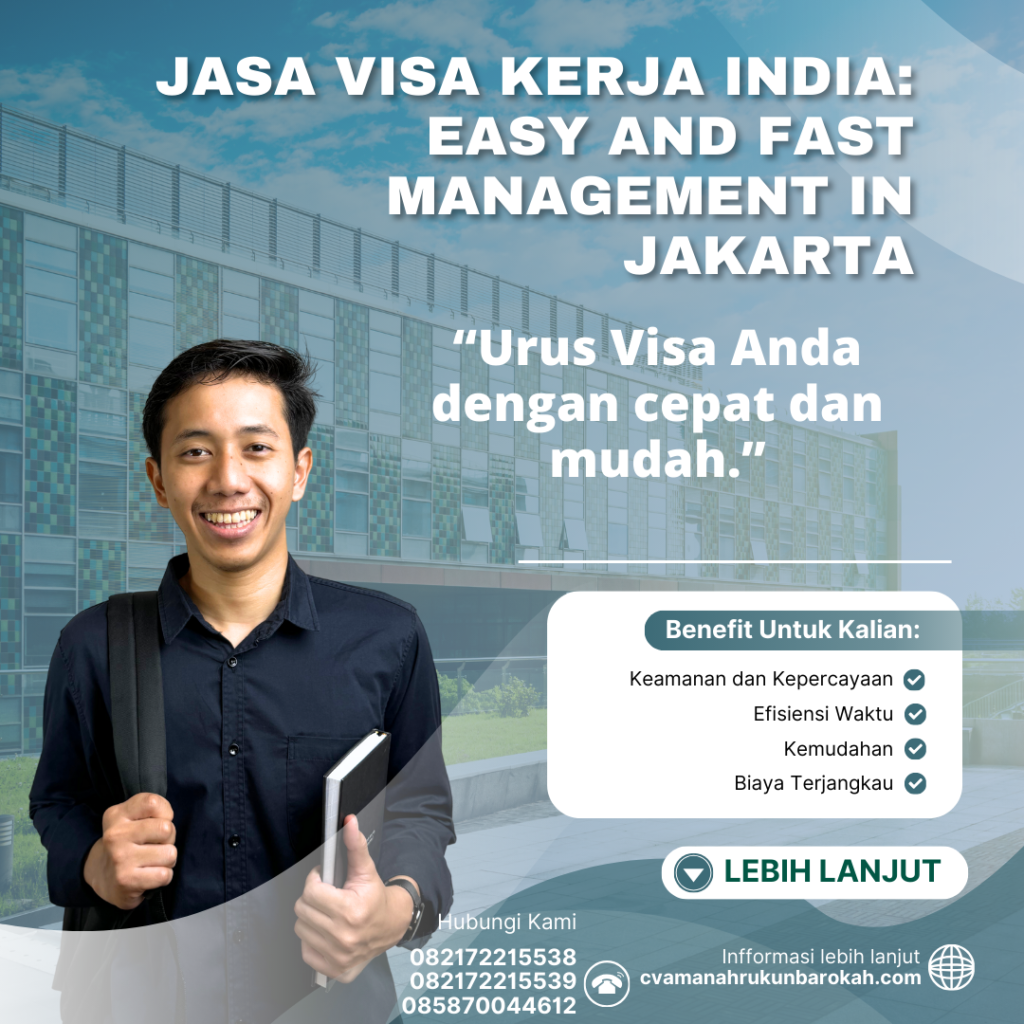 Jasa Visa Kerja India Easy And Fast Management In Jakarta