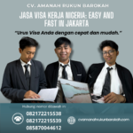 Jasa Visa Kerja Nigeria Easy And Fast In Jakarta