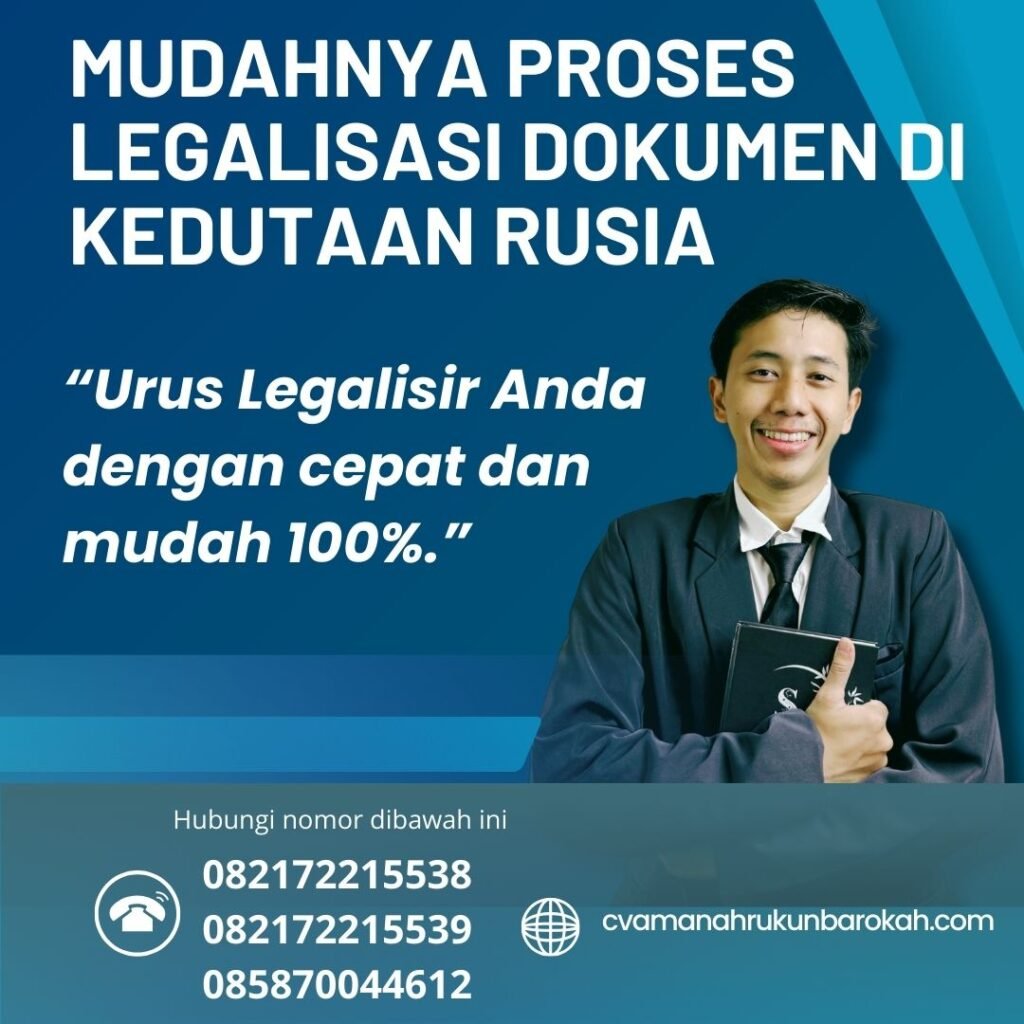 Mudahnya Proses Legalisasi Dokumen di Kedutaan Rusia Mudahnya Proses Legalisasi Dokumen Di Kedutaan Rusia