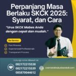 Perpanjang Masa Berlaku Skck 2025 Syarat, Dan Cara