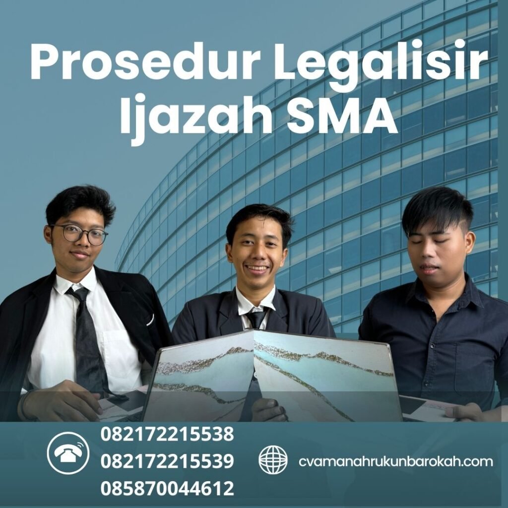 Prosedur Legalisir Ijazah SMA Prosedur Legalisir Ijazah Sma