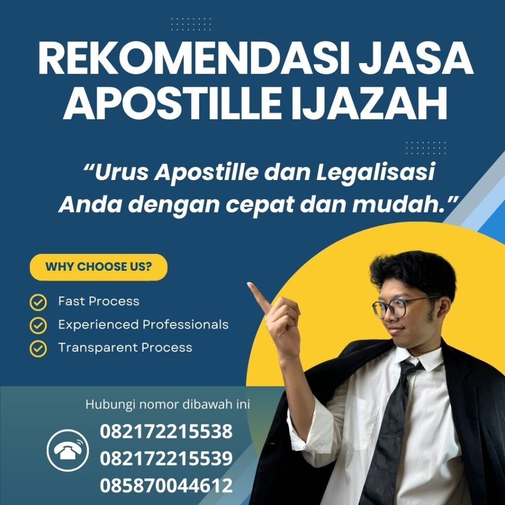 Rekomendasi Jasa Apostille Ijazah Rekomendasi Jasa Apostille Ijazah