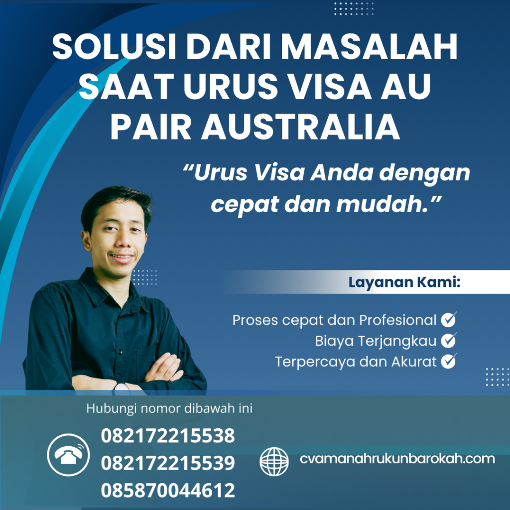 Solusi dari Masalah Saat Urus Visa Au Pair Australia Solusi Dari Masalah Saat Urus Visa Au Pair Australia