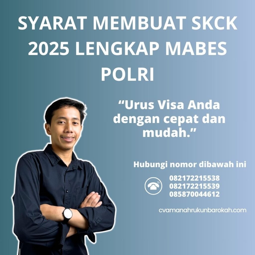 Syarat Membuat Skck 2025 Lengkap Mabes Polri
