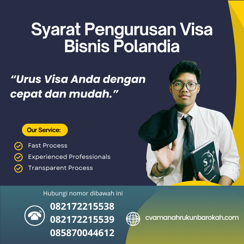 Syarat Pengurusan Visa Bisnis Polandia Syarat Pengurusan Visa Bisnis Polandia