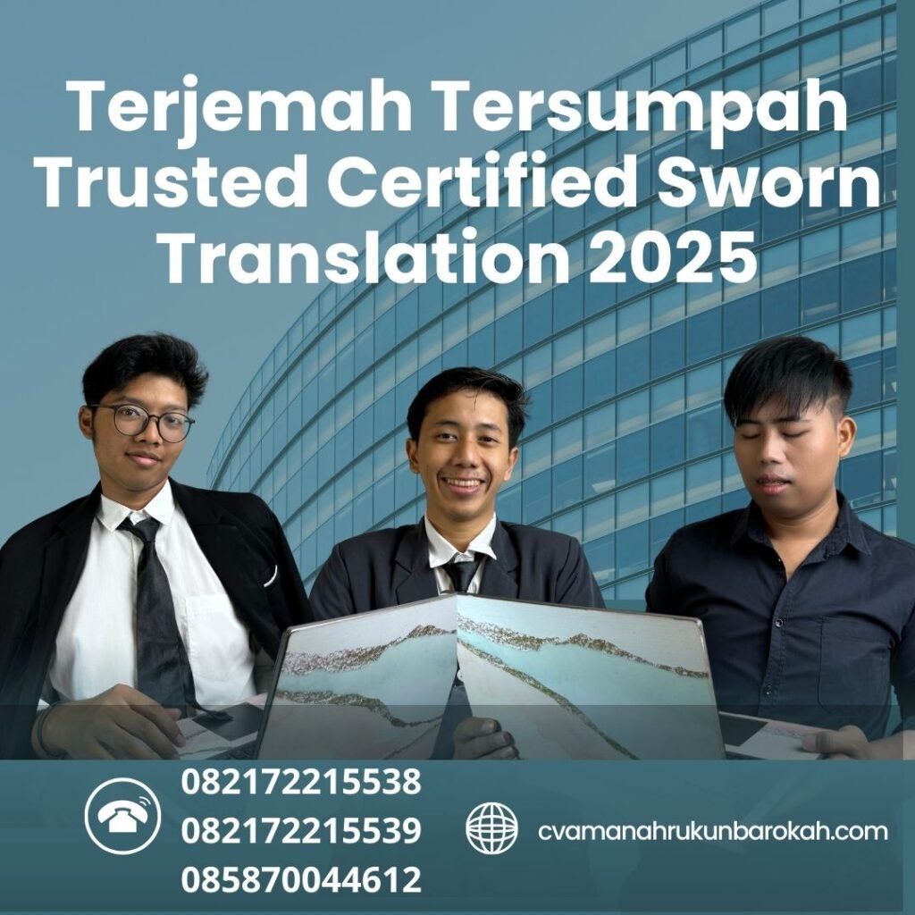 Terjemah Tersumpah Trusted Certified Sworn Translation 2025