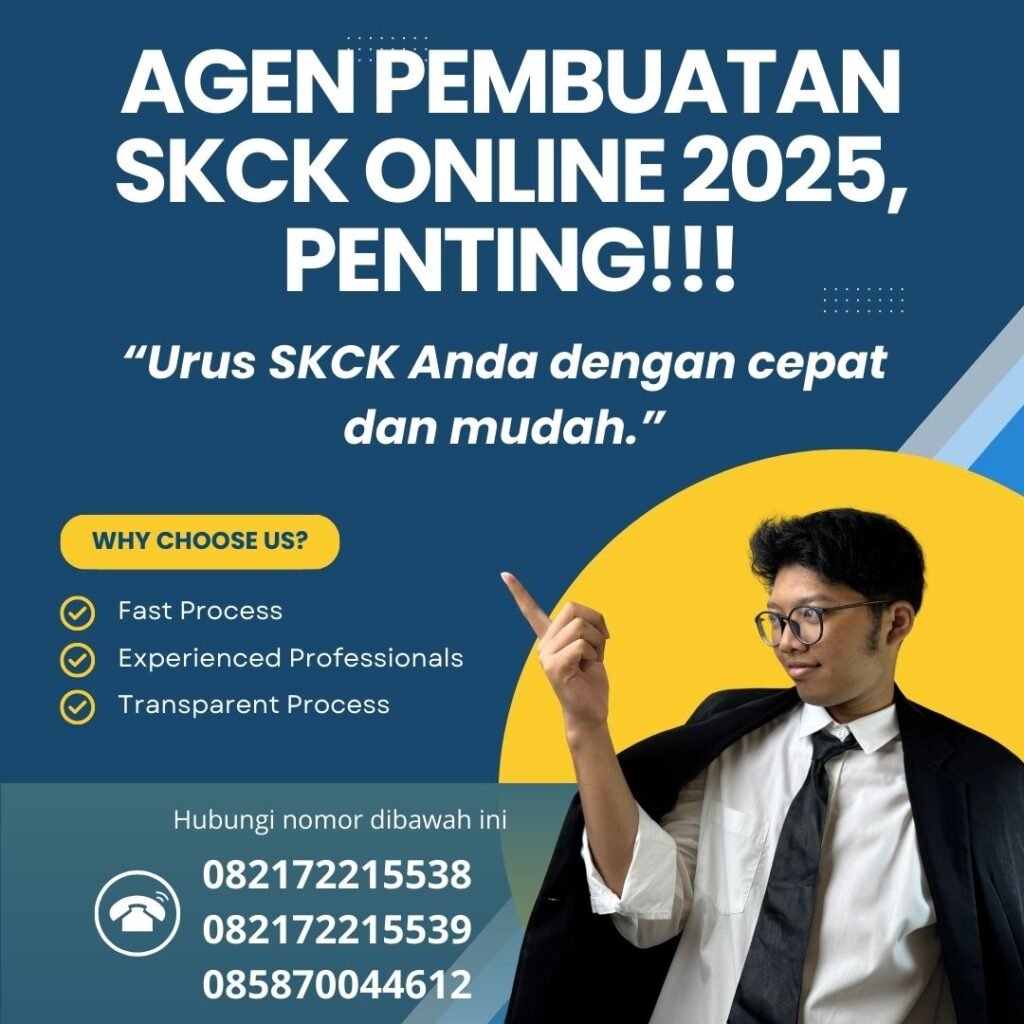 Agen Pembuatan Skck Online 2025, Penting!!!