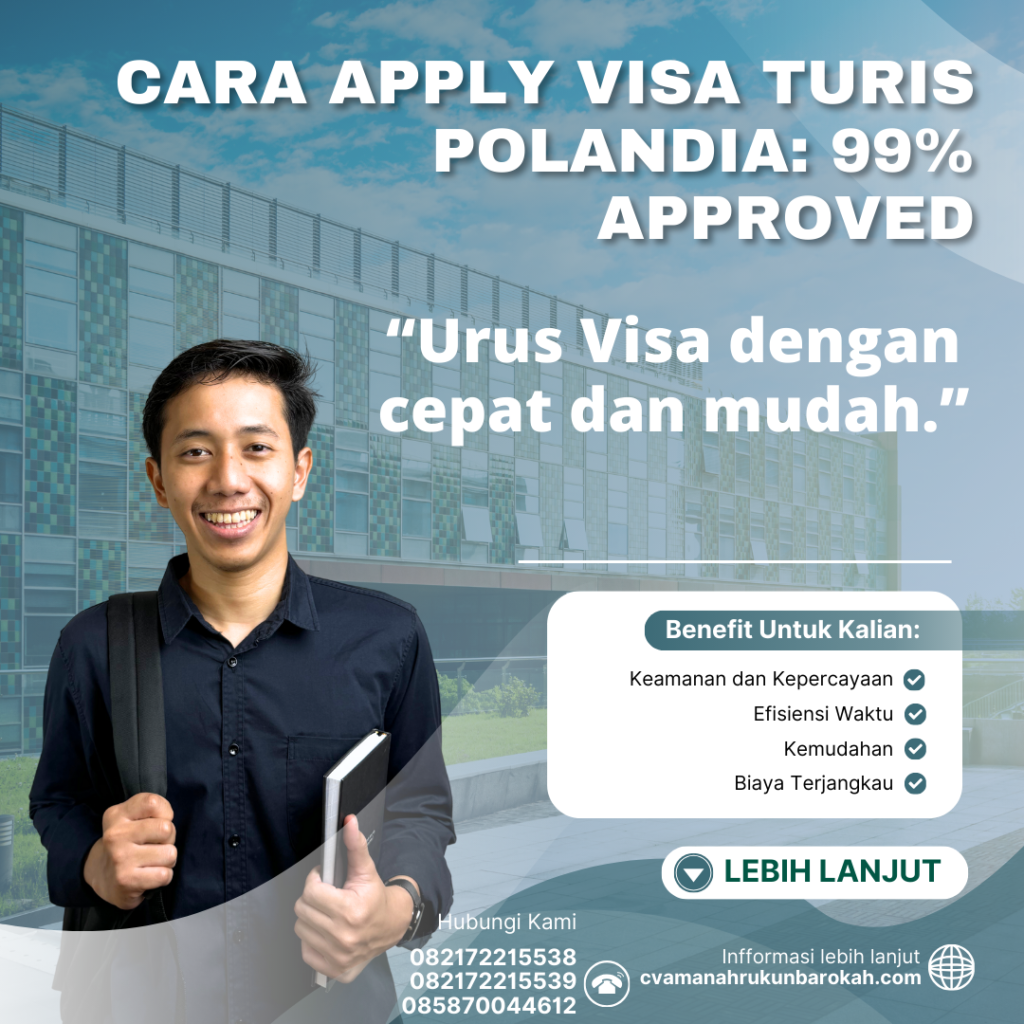 Cara Apply Visa Turis Polandia 99% Approved