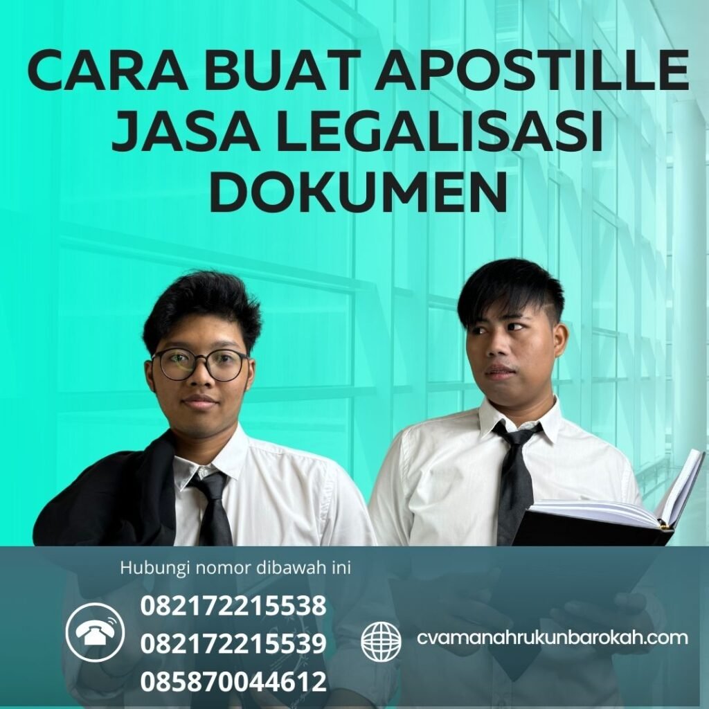 Cara Buat Apostille Jasa Legalisasi Dokumen