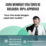 Cara Membuat Visa Turis Ke Bulgaria 99% Approved