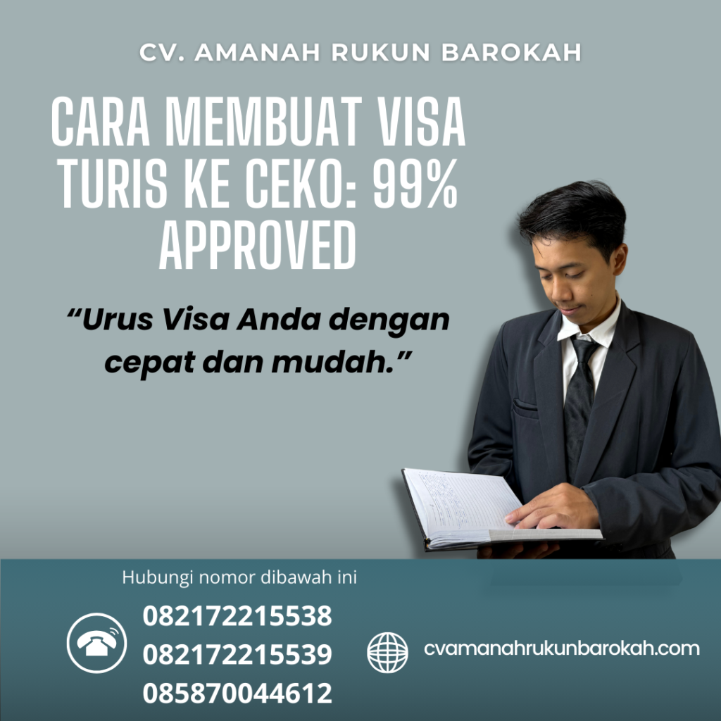 Cara Membuat Visa Turis Ke Ceko 99% Approved
