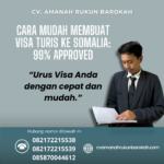 Cara Mudah Membuat Visa Turis Ke Somalia 99% Approved