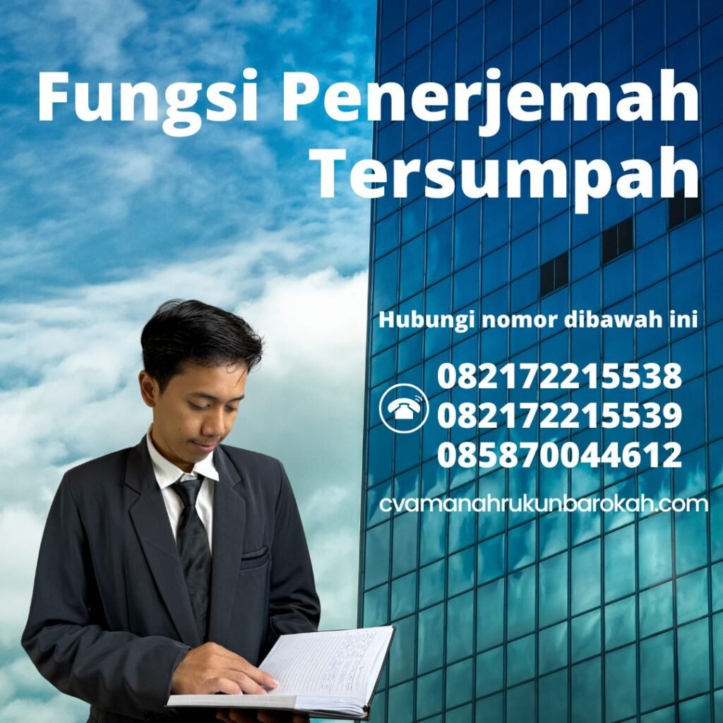 Fungsi Penerjemah Tersumpah